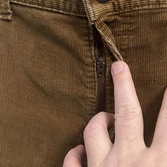 LEVI'S 70'S HIGH WAISTED CORDUROY BELL BOTTOMS - Picture 8 of 13